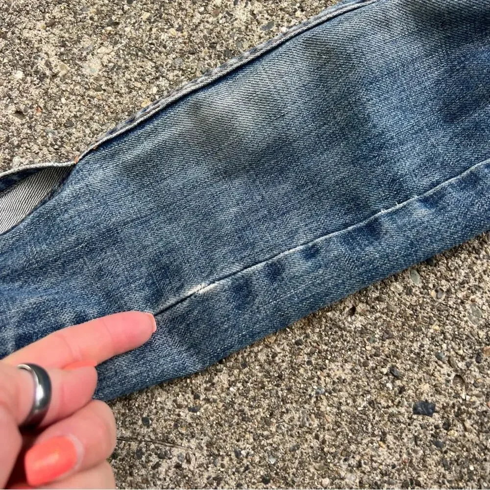 J.Crew Blue denim Jean jacket Bomber cotton SMALL